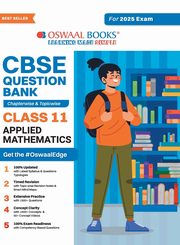 Oswaal CBSE Question Bank Class 11 Applied Mathematics, Chapterwise and Topicwise Solved Papers For 2025 Exams, , Oswaal Editorial Board
