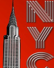 Iconic  New York City  Chrysler Building  creative Writing  Drawing Journal, Huhn Michael