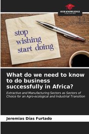 What do we need to know to do business successfully in Africa?, Dias Furtado Jeremias