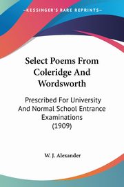 Select Poems From Coleridge And Wordsworth, 