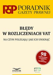 ksiazka tytu: Bdy w rozliczeniach VAT autor: Breda Magorzata, Burzyski Krzysztof
