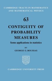 Contiguity of Probability Measures, Roussas George G.