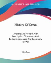 History Of Corea, Ross John