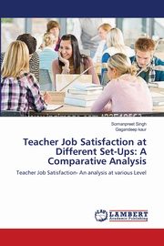 Teacher Job Satisfaction at Different Set-Ups, Singh Somanpreet