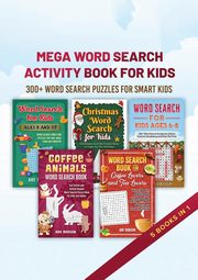 Mega Word Search Activity Book for Kids, Robson Abe