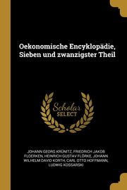 Oekonomische Encyklopdie, Sieben und zwanzigster Theil, Krnitz Johann Georg