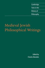 Medieval Jewish Philosophical Writings, 