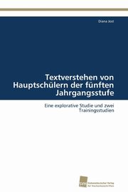 ksiazka tytu: Textverstehen von Hauptschlern der fnften Jahrgangsstufe autor: Jost Diana