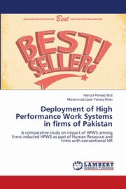 ksiazka tytu: Deployment of High Performance Work Systems in firms of Pakistan autor: Butt Hamza Pervaiz