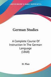 German Studies, Plate H.
