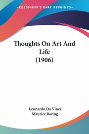 ksiazka tytu: Thoughts On Art And Life (1906) autor: Vinci Leonardo Da