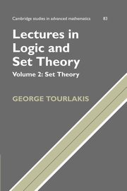 ksiazka tytu: Lectures in Logic and Set Theory, Volume 2 autor: Tourlakis George
