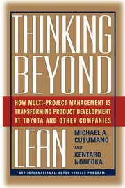 ksiazka tytu: Thinking Beyond Lean autor: Cusumano Michael A.