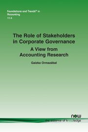 The Role of Stakeholders in Corporate Governance, Ormazbal Gaizka