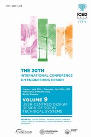 ksiazka tytu: Proceedings of the 20th International Conference on Engineering Design (ICED 15) Volume 9 autor: 