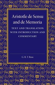 de Sensu and de Memoria, Aristotle