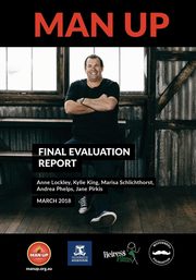 ksiazka tytu: Man Up - Final Evaluation Report autor: Anne Lockley