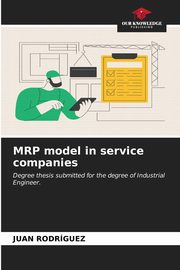 MRP model in service companies, Rodrguez Juan