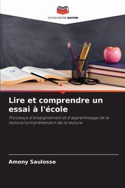 Lire et comprendre un essai ? l'cole, Saulosse Amony