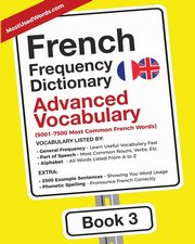 French Frequency Dictionary - Advanced Vocabulary, MostUsedWords