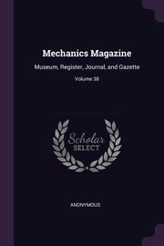 Mechanics Magazine, Anonymous