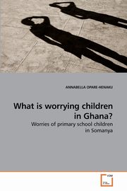 ksiazka tytu: What is worrying children in Ghana? autor: OPARE-HENAKU ANNABELLA