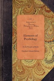 ksiazka tytu: Elements of Psychology autor: Friedrich Eduard Bebeke