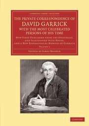 ksiazka tytu: The Private Correspondence of David Garrick with the Most Celebrated Persons of His Time autor: Garrick David