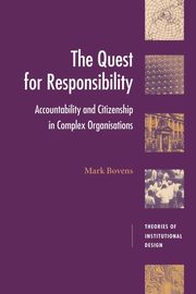The Quest for Responsibility, Bovens Mark