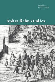 Aphra Behn Studies, 