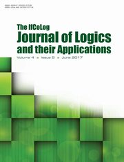 Ifcolog Journal of Logics and their Applications.  Volume 4, number 5, 