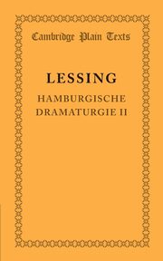 Hamburgische Dramaturgie II, Lessing Gotthold Ephraim