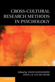 ksiazka tytu: Cross-Cultural Research Methods in Psychology autor: 