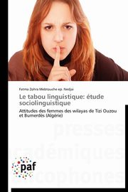 ksiazka tytu: Le tabou linguistique autor: NEDJAI-F