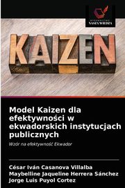 Model Kaizen dla efektywnoci w ekwadorskich instytucjach publicznych, Casanova Villalba Csar Ivn