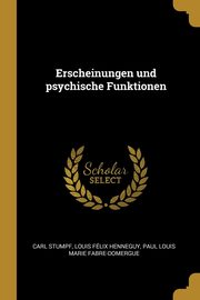 Erscheinungen und psychische Funktionen, Stumpf Carl