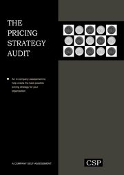 The Pricing Strategy Audit, Monroe Kent B.