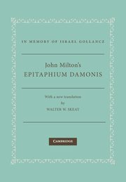 John Milton's Epitaphium Damonis, Milton John