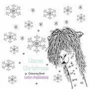 ksiazka tytu: Llama Christmas Colouring Book autor: Publishing Lollys