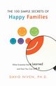 100 Simple Secrets of Happy Families, Niven David