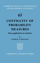 Contiguity of Probability Measures, Roussas George G.
