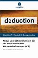 Abzug von Schuldenzinsen bei der Berechnung der Krperschaftssteuer (CIT), Agossadou Stanislas T. Mdard D. C.