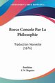Boece Console Par La Philosophie, Boethius