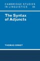 The Syntax of Adjuncts, Ernst Thomas