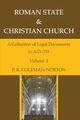 Roman State & Christian Church Volume 1, Coleman-Norton P. R.