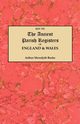 Key to the Ancient Parish Registers of England and Wales, Burke Arthur Meredyth