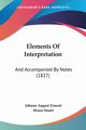 Elements Of Interpretation, Ernesti Johann August