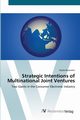 Strategic Intentions of Multinational Joint Ventures, Busonero Sibylle