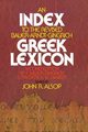 An Index to the Revised Bauer-Arndt-Gingrich Greek Lexicon, 