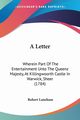 A Letter, Laneham Robert